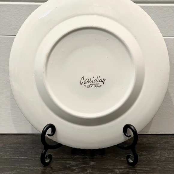 Cassidian 22K Gold Commemorative Plate Duke of Edinburgh and Princess Elizabeth - Picture 5 of 5